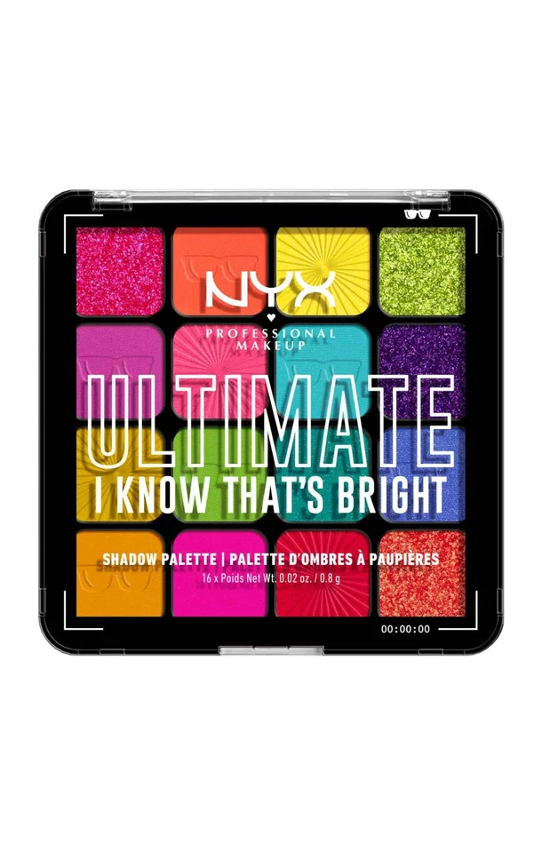 Palette de 16 ombres à paupières – Ultimate – I Know That’s Bright