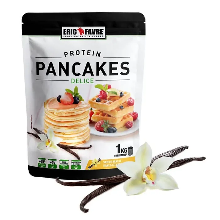 Pancake Protein – Vanille – Gaufres et pancakes protéinés – Sachet 1kg