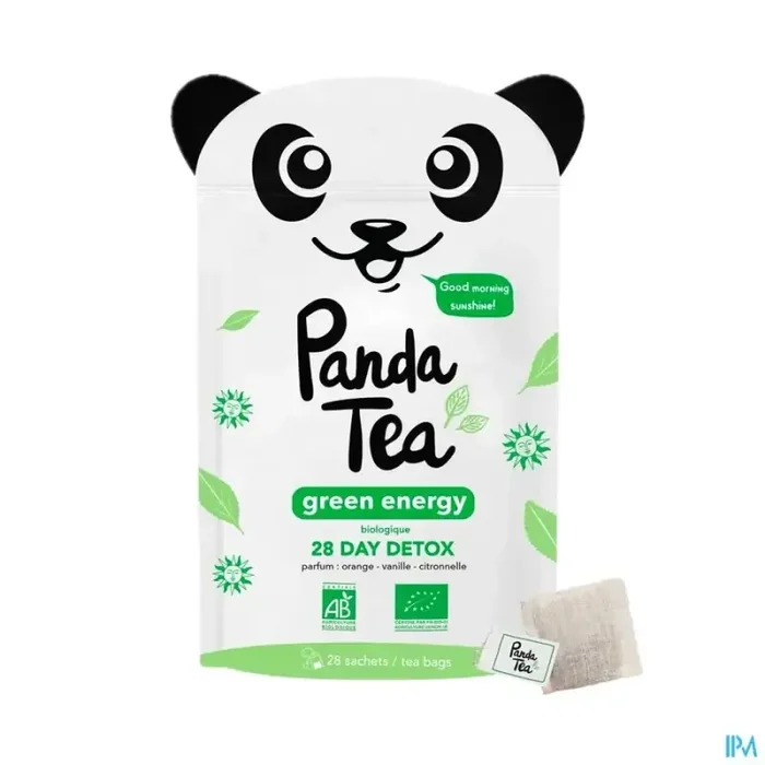 Panda tea green energy detox bio infusette 28