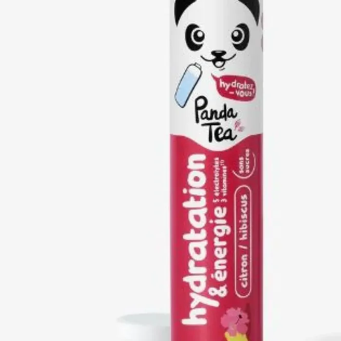Panda Tea Hydratation & Energie – Hibiscus citron – 20 pastilles