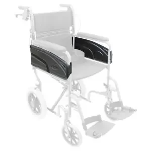 Panneaux d‘accoudoirs avec fixation pour fauteuil de transfert Alu Lite – la Paire