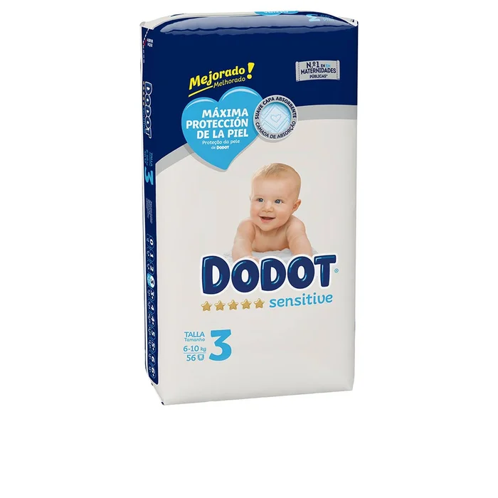 Pannolini Dodot Sensitive T3 6-10 kg 56 unità