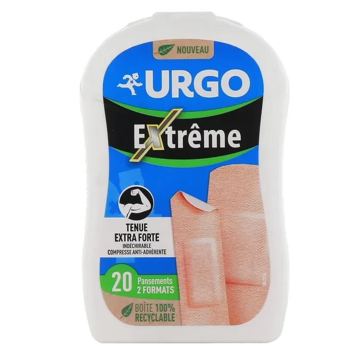 Pansement Extrême – Tenue Extra Forte – Boîte de 20 – 2 Formats