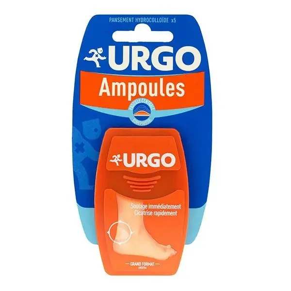 Pansements Ampoules – Grand format – Soulage Cicatrise – Boîte de 5