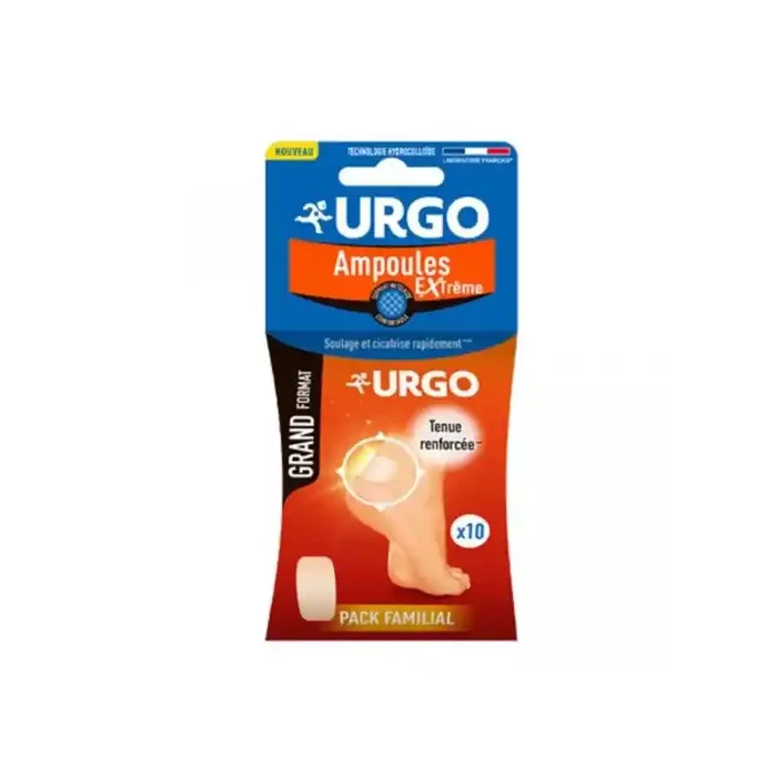 PANSEMENTS AMPOULES EXTREME GRAND FORMAT X10 URGO