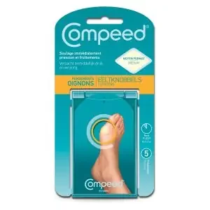 Pansements Oignons au pied – Format moyen – Boîte de 5