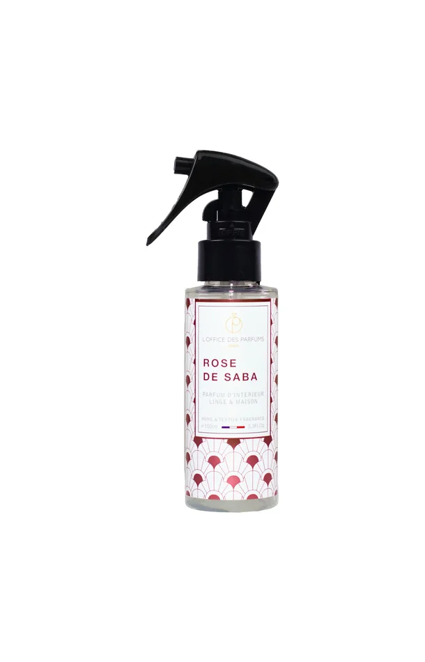 Parfum d’intérieur & de linge – Rose de Saba – Floral oriental – 100 ml