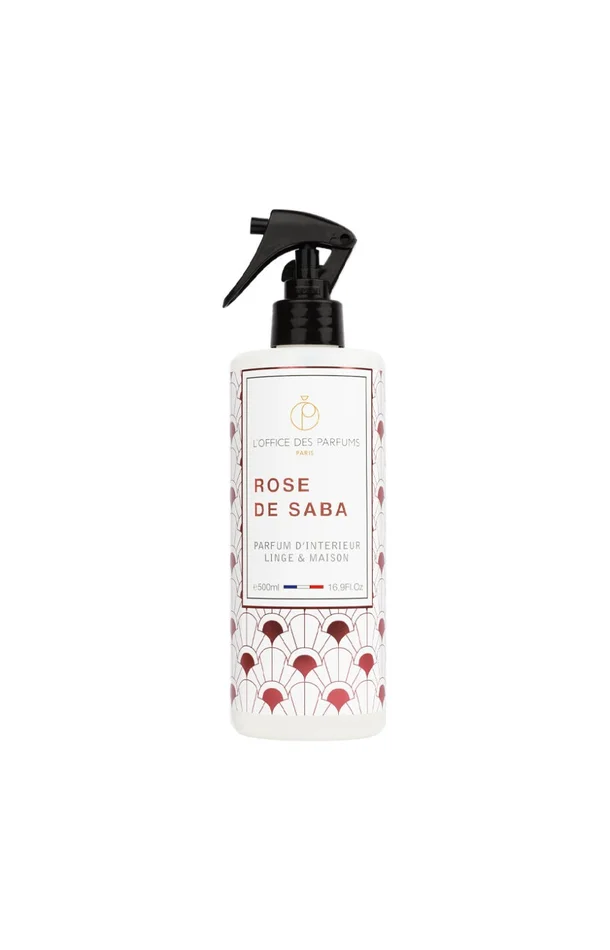 Parfum d’intérieur & de linge – Rose de Saba – Floral oriental – 500 ml