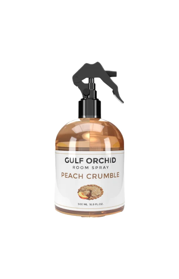 Parfum de linge & d’ambiance – Peach Crumble – Gourmand – 500 ml