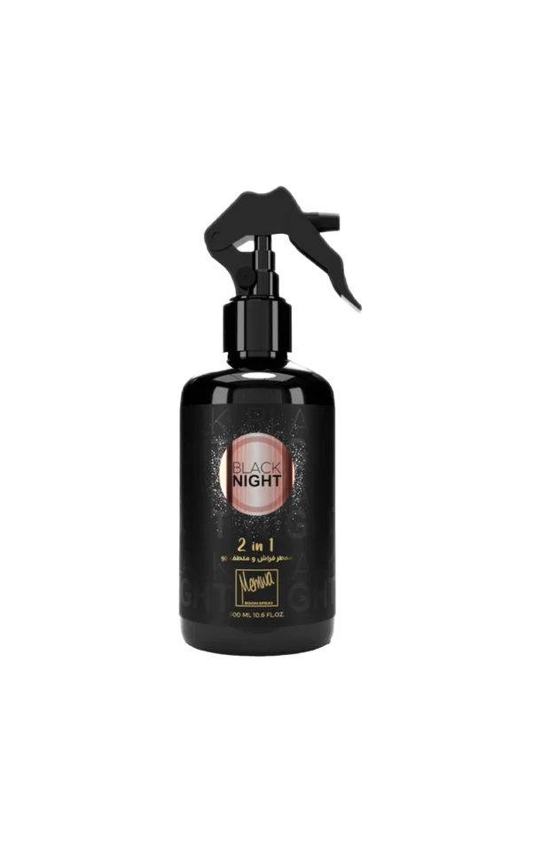 Parfum de linge – Black Night – Floral gourmand – 300 ml