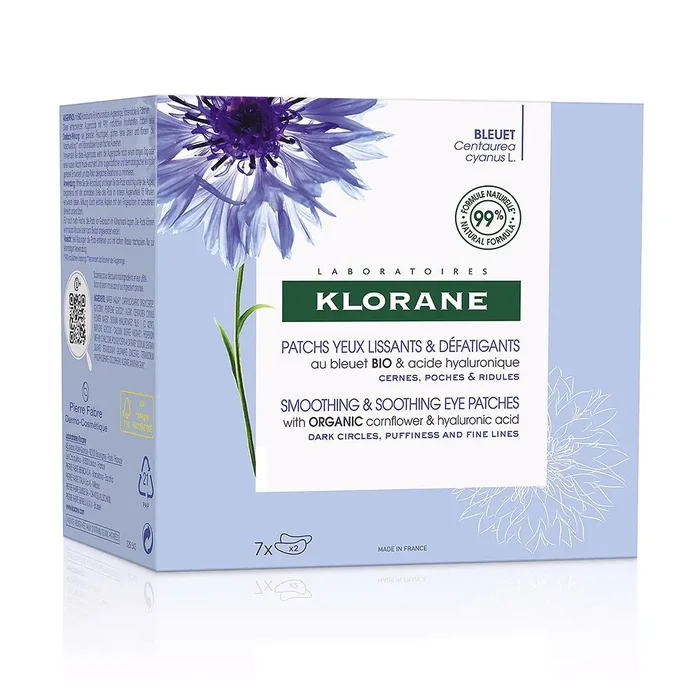 Patch saillant anti-fatigue BIO Bleuet & ACIDE HYALURONIQUE 7 u