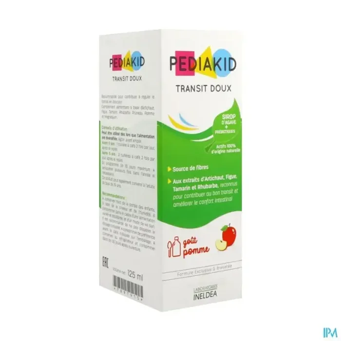 Pediakid transit doux sirop pomme 125ml