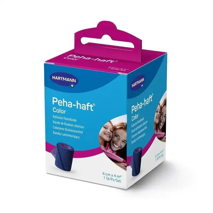 PEHA-HAFT COLOR BANDE DE FIXATION 6CM X 4M HARTMANN