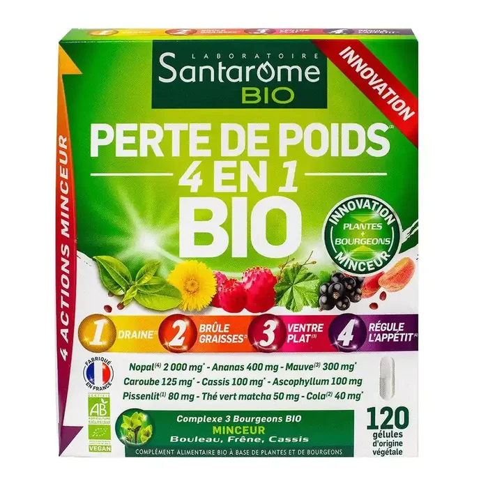 Perte de poids 4en1 bio 120 gélules