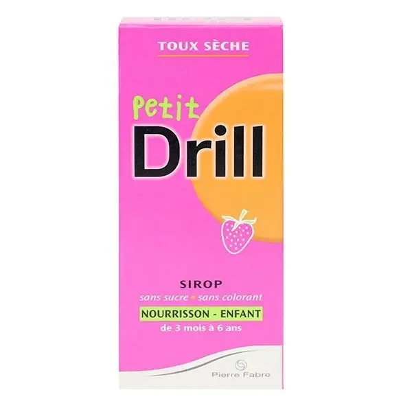 Petit Drill – Sirop Nourrisson Enfant – Toux sèche – 125 ml