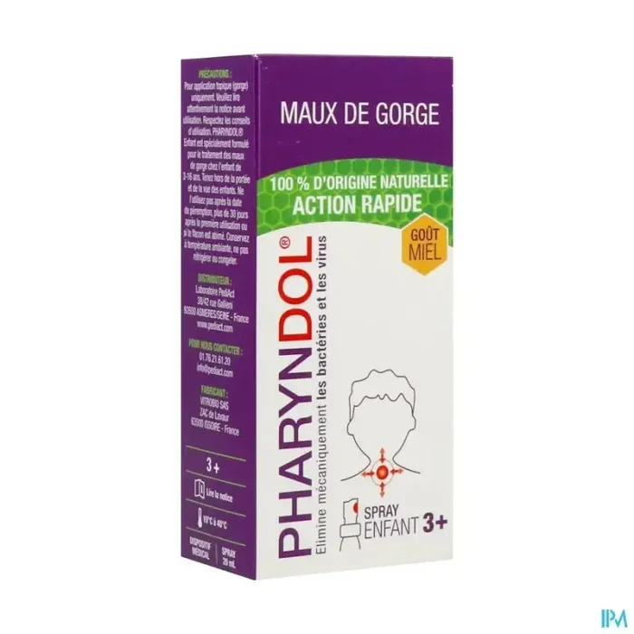 Pharyndol spray buccal enfant 20ml