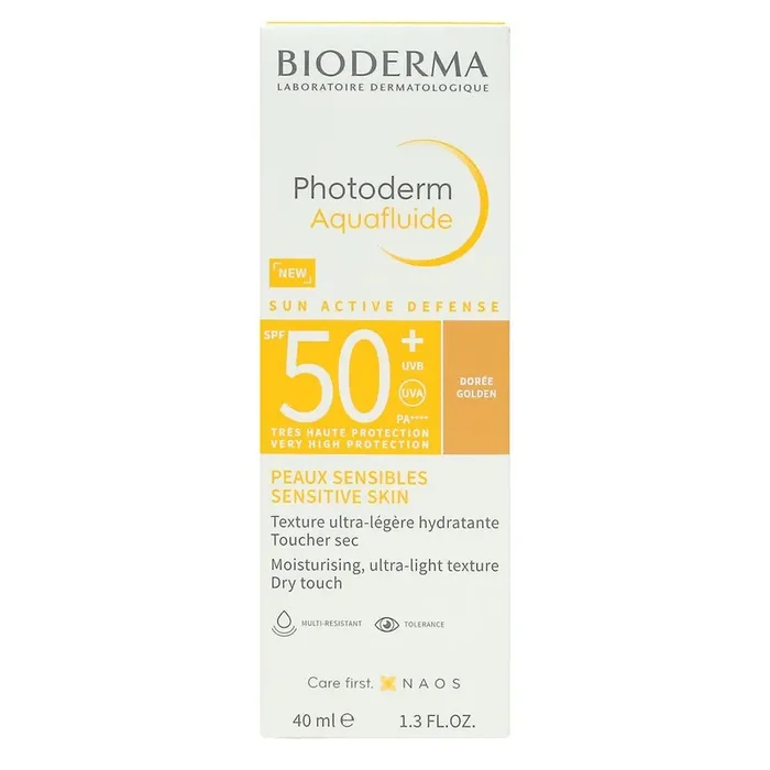 Photoderm Aquafluide solaire teinte dorée SPF50+ 40ml