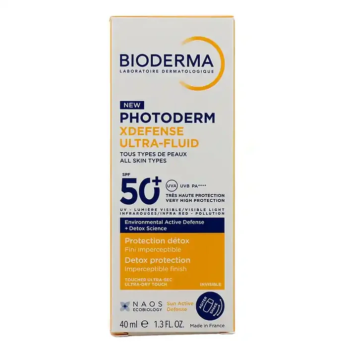 PHOTODERM FLUIDE XDEFENSE ULTRA-FLUID INVISIBLE SPF50+ 40ML BIODERMA