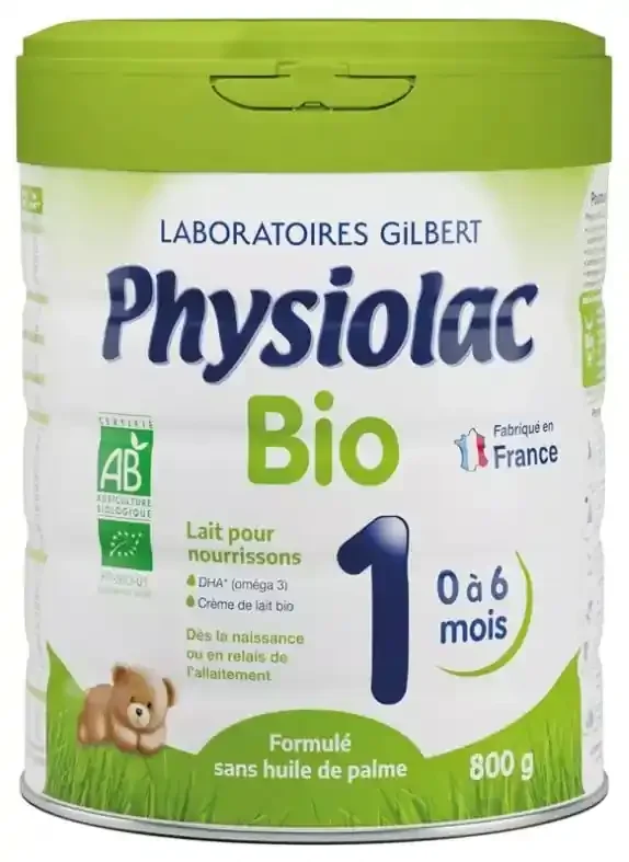 Physiolac Bio 1 800 g Certbio