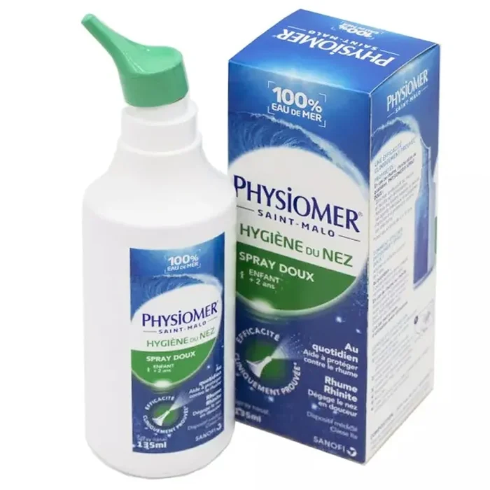 Physiomer – Hygiene du Nez – Enfant – Rhume Rhinite – Spray doux 135ml