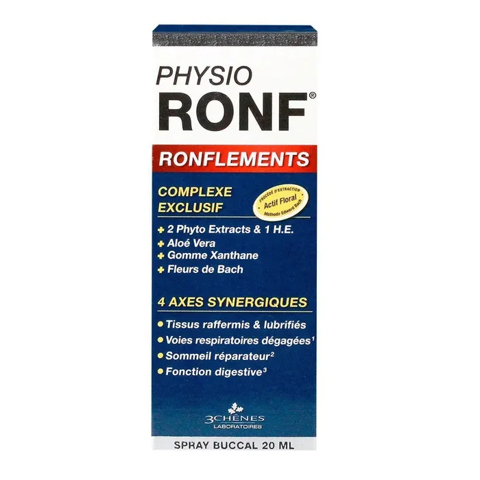PhysioRonf – Ronflements – Flacon Spray buccal 20ml