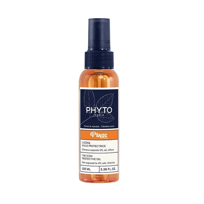 Phyto Plage L‘icône Huile Protectrice Cheveux exposés UV Sel et Chlore 100ml