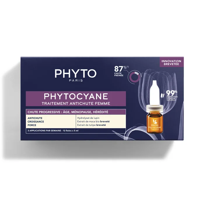 Phytocyane – Traitement Antichute Femme – Chute Progressive