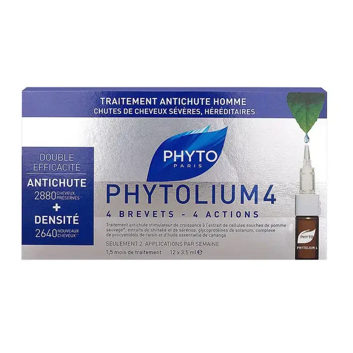 Phytolium 4 traitement anti-chute homme 12×3,5ml