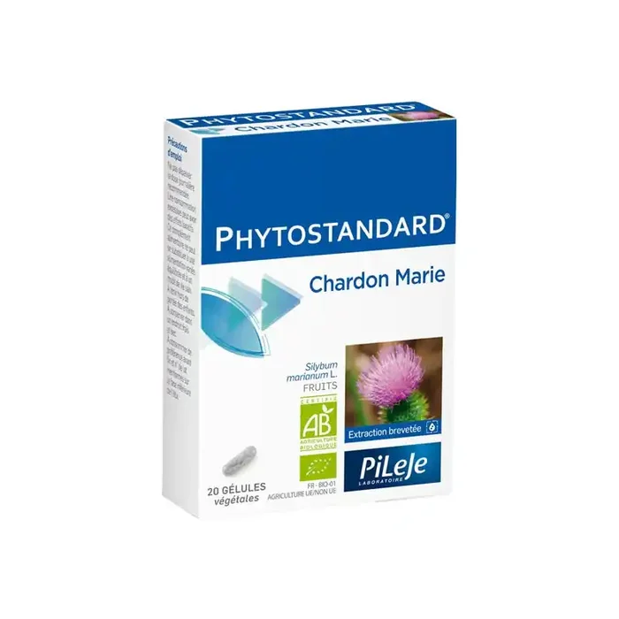 Phytostandard Chardon Marie 20 gelules vegetales
