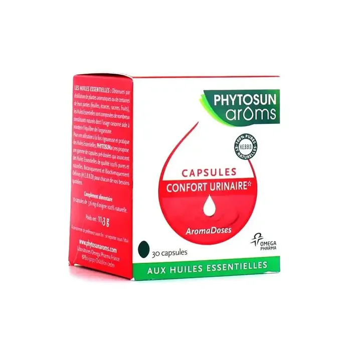 Phytosun aroms aromadoses confort urinaire 30 capsules