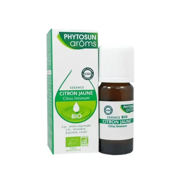 Phytosun aroms essence citron jaune bio 10ml