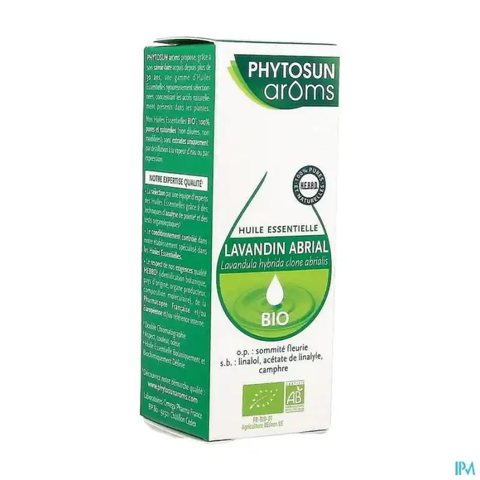Phytosun aroms huile essentielle lavandin abrial bio 10ml