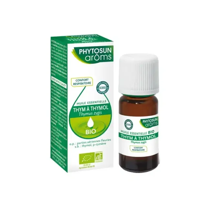 Phytosun aroms huile essentielle thym a thymol bio 10ml