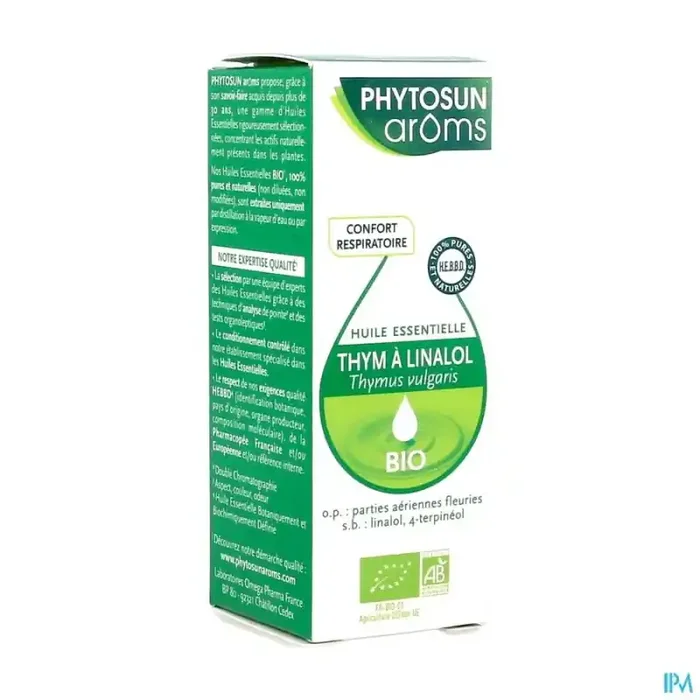 Phytosun aroms huile essentielle thym linalol bio 5ml