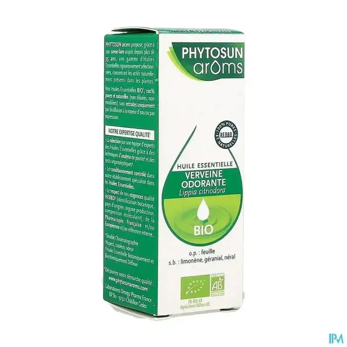 Phytosun aroms huile essentielle verveine odorante bio 5ml