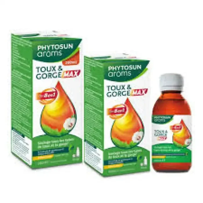 Phytosun Arôms Sirop Toux & Gorge Max – 120mL