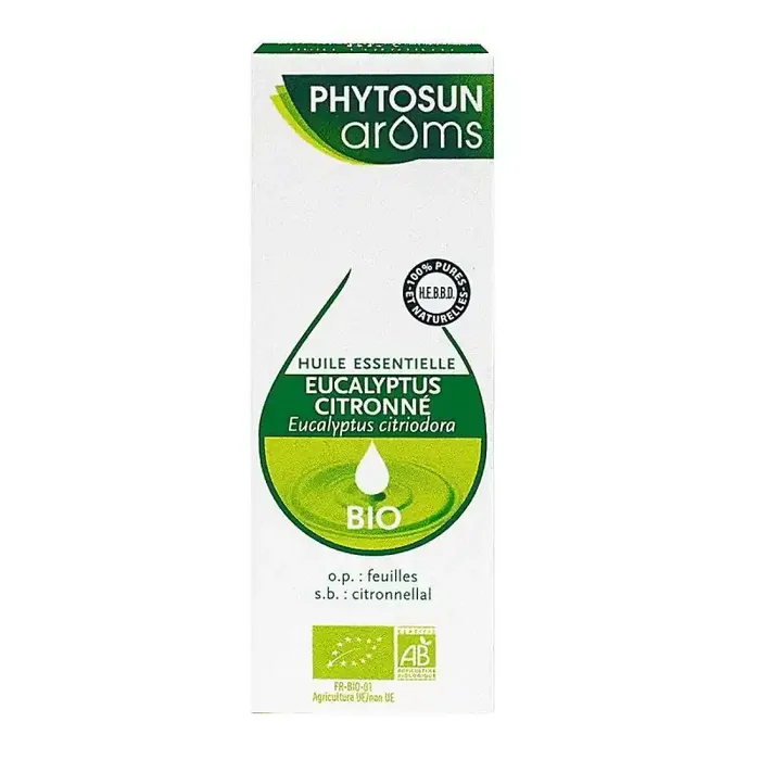 Phytosun Huile essentielle Eucalyp Citronne Bio 10ml