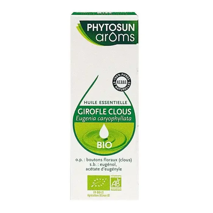 Phytosun Huile essentielle Girofle Clou Bio 10ml