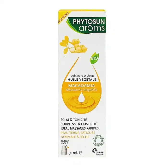 Phytosun Huile végétale Macadamia Bio 50ml