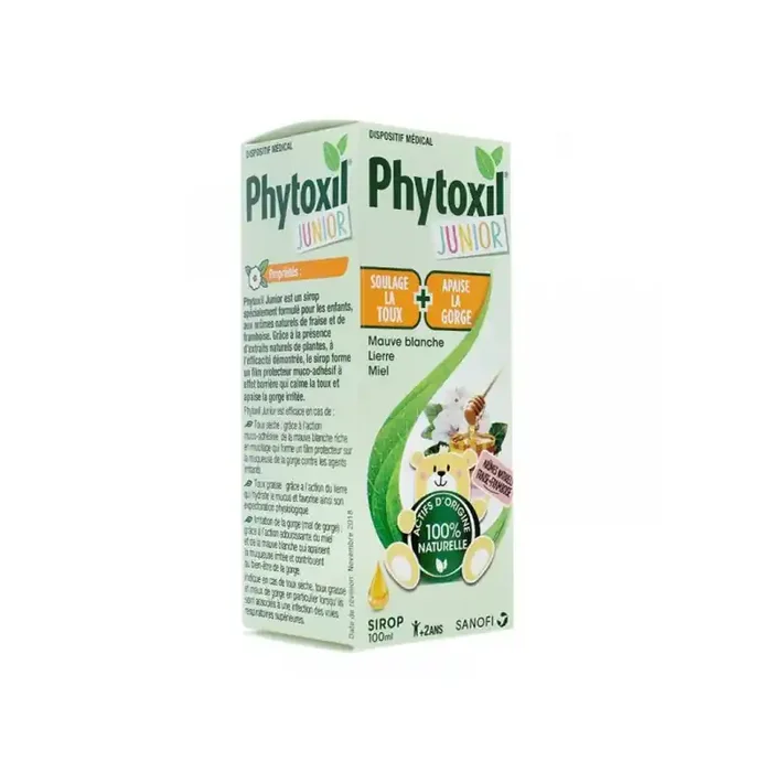 Phytoxil junior mauve blanche lierre miel sirop 100ml
