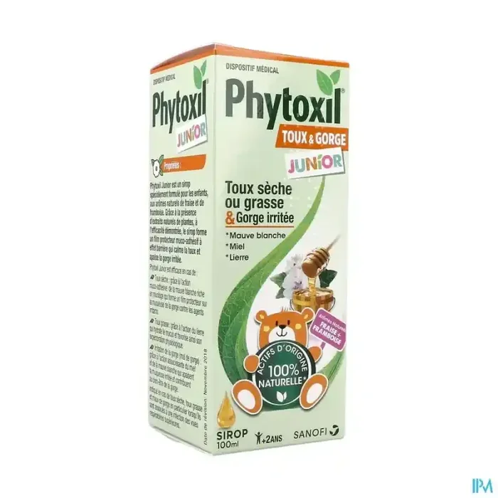 Phytoxil junior toux gorge sirop 100ml