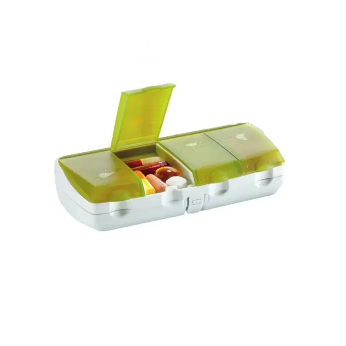 PILBOX DAILY PILULIER JOURNALIER COULEUR OLIVE