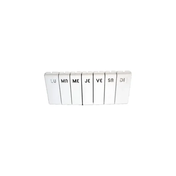 PILBOX TEMPO PILULIER SEMAINIER GRIS