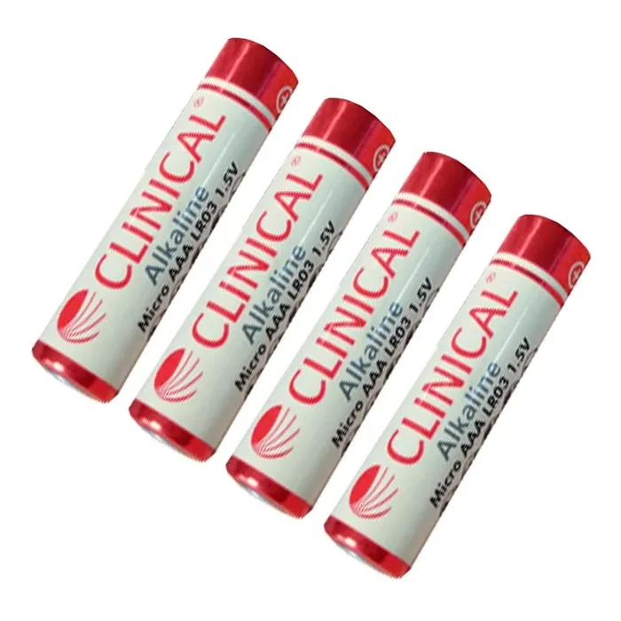 Pile alcaline Clinical 1,5V LR03 AAA Lot de 4