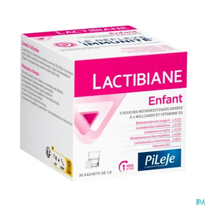 Pileje lactibiane enfant poudre 1g sachet 30