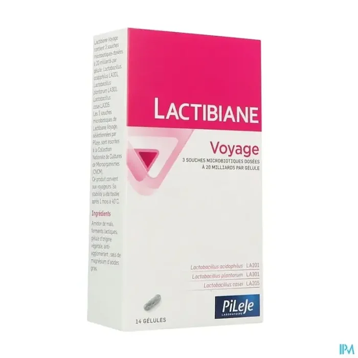 Pileje lactibiane voyage gelule 14