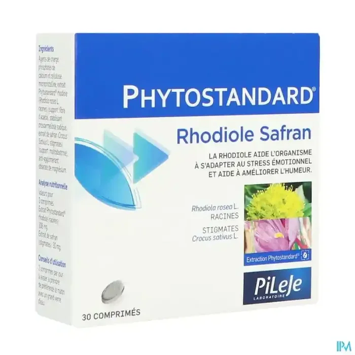 Pileje phytostandard rhodiole safran comprimé 30