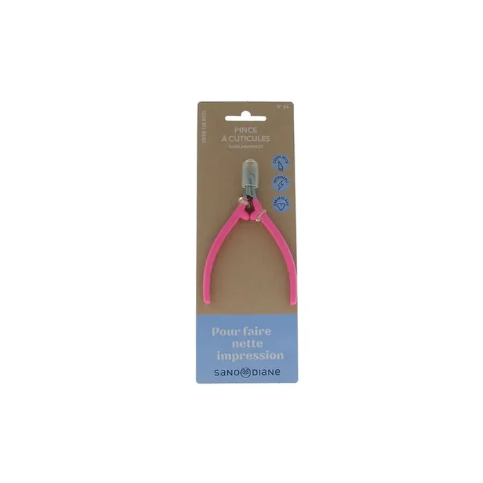 PINCE A CUTICULES ROSE SANODIANE