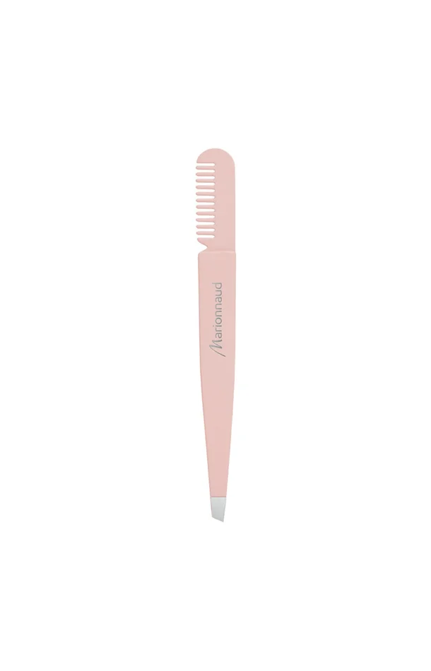 Pince à épiler biseautée & peigne – Acier inoxydable