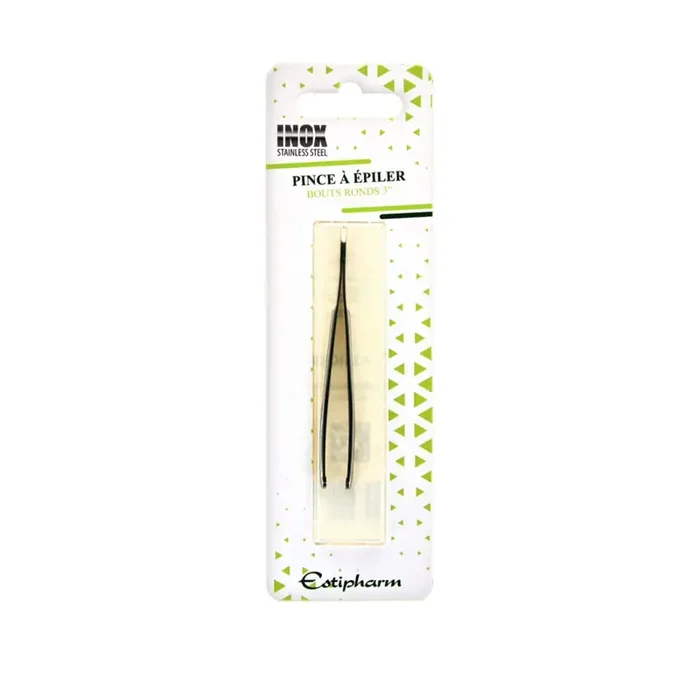 PINCE A EPILER BOUTS RONDS 3&Prime; ESTIPHARM